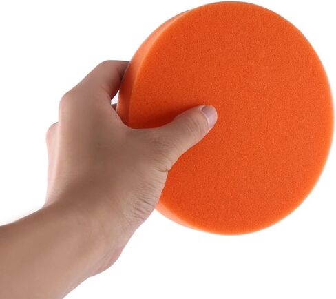 Buffing Polishing Pads, Qiilu 10Pcs 6" Sponge Polishing Buffing Waxing Pad Kit Tool for Car Buffer Polisher Compounding Polishing and Waxing in Saudi Arabia