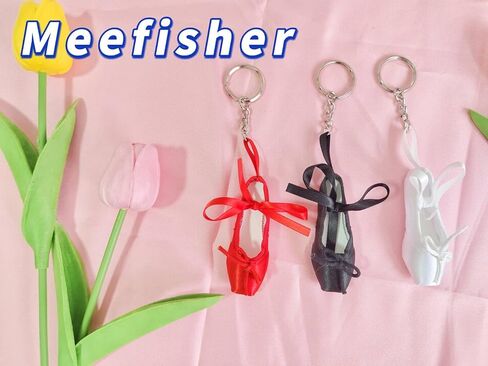 Dark Green Ballet Dancer Gift Keychain Cute Shoe Keyring Dancing Pointe Shoes for Party Backpack Aesthetic Jewelry Bag Charms Purse for Women Girls in Saudi Arabia
