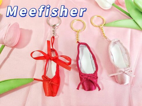 Dark Green Ballet Dancer Gift Keychain Cute Shoe Keyring Dancing Pointe Shoes for Party Backpack Aesthetic Jewelry Bag Charms Purse for Women Girls in Saudi Arabia