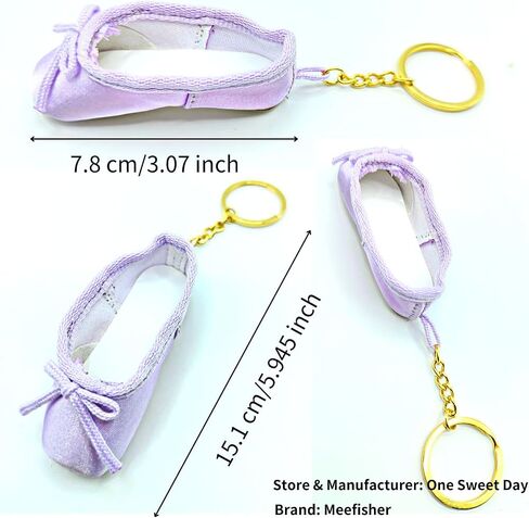 Dark Green Ballet Dancer Gift Keychain Cute Shoe Keyring Dancing Pointe Shoes for Party Backpack Aesthetic Jewelry Bag Charms Purse for Women Girls in Saudi Arabia