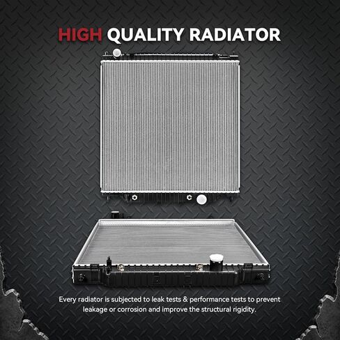 مشعاع YITAMOTOR متوافق مع 2005 2006 2007 Ford F-250/350/450/550 2011-2019 F53/F59 Super Duty OE Style CU2887 مشعاع مع نواة الألومنيوم FO3010282 in Kuwait