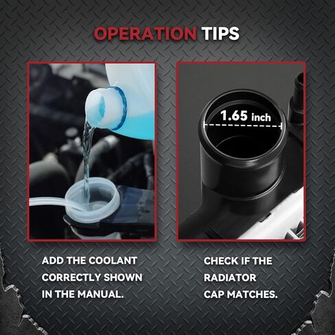 مشعاع YITAMOTOR متوافق مع 2005 2006 2007 Ford F-250/350/450/550 2011-2019 F53/F59 Super Duty OE Style CU2887 مشعاع مع نواة الألومنيوم FO3010282 in Kuwait