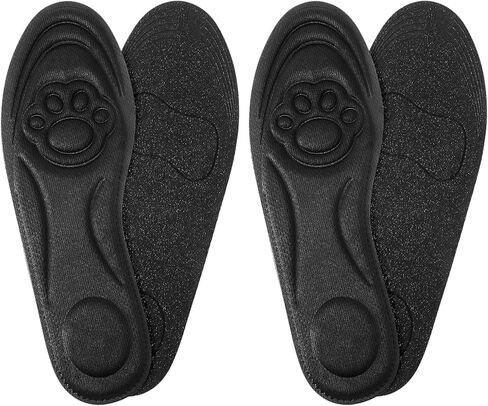 sibba 2pcs نعال دعم القوس حشو الأحذية منصات وسادة الكعب العالي للمرأة دعم قوس وسادة منصات سوداء أسفل الحذاء حماة الروح غير زلة أوراق استبدال حماة الوحيد صدمة in Kuwait
