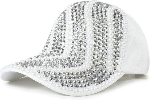 Baseball Cap Sun Hat Rhinestone Sequin Cap Diamond Bling Hat Cute Cool Summer Hats Fashionable Trucker Hats for Women Men in Saudi Arabia
