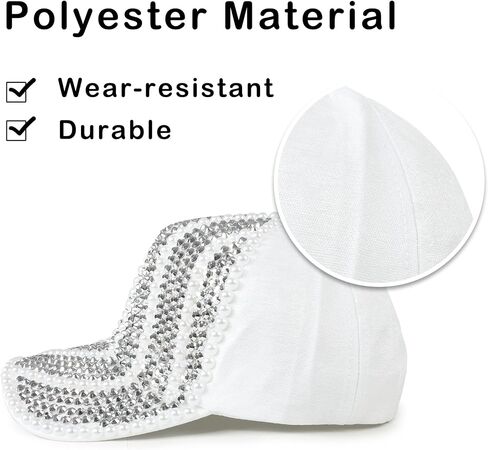 Baseball Cap Sun Hat Rhinestone Sequin Cap Diamond Bling Hat Cute Cool Summer Hats Fashionable Trucker Hats for Women Men in Saudi Arabia