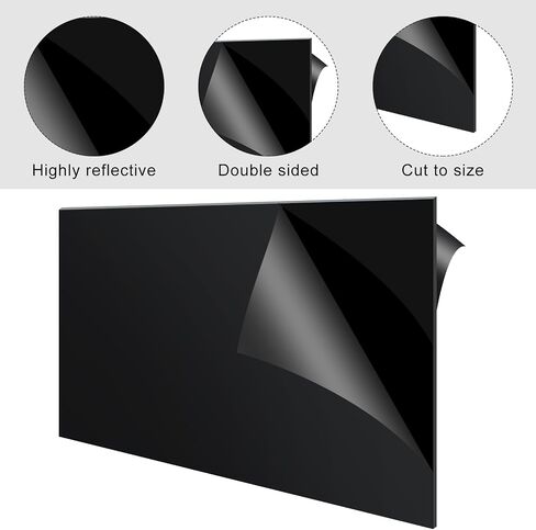 2 Pcs Black Acrylic Sheets 24 x 36 x 1/4" Thick Black Acrylic Sign Large Acrylic Board for Laser Cutting Painting Sawing Engraving Photo Frame DIY Display Handcraft Projects Crafts in Saudi Arabia