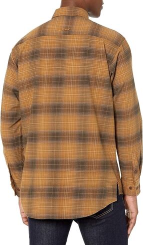 Ariat Male Rebar Flannel DuraStretch Work Shirt Sand XX-Large in Saudi Arabia