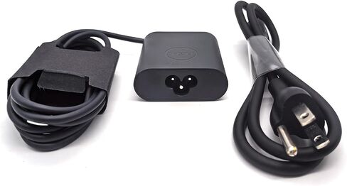 Dell Laptop Charger GAN 45W watt USB Type C USB C AC Adapter,XPS 9315 2-in-1 Charger,XPS 9315 AC Charger, Black, DA45NM210 in Saudi Arabia