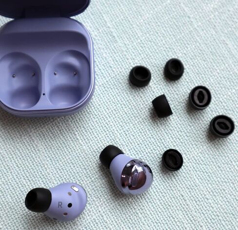 12 Pairs Ear Tips for Galaxy Buds Pro, Replacement L/M/S 3 Size Silicone Eartips Earbuds Cover Compatible with Samsung Galaxy Buds Pro SM-R190 Phantom Black in Saudi Arabia