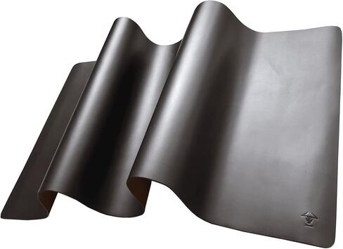 Genuine Leather Large Desk Pad Protector, 36'' x 17'' Office Desk Mat, Mouse Pad, Non-Slip Leather Desk Blotter, Laptop Desk Pad, Waterproof Desk Writing Pad for Office and Home -Dark Brown in Saudi Arabia