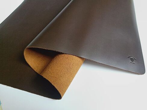 Genuine Leather Large Desk Pad Protector, 36'' x 17'' Office Desk Mat, Mouse Pad, Non-Slip Leather Desk Blotter, Laptop Desk Pad, Waterproof Desk Writing Pad for Office and Home -Dark Brown in Saudi Arabia