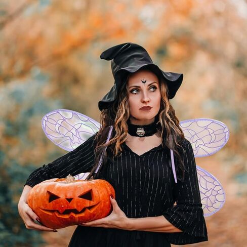 Hying Festival Costume Wings Sparkle Adult Fairy Wings Princess Angel Wing Dragonfly Wings Dress Up Accessories for Women in Saudi Arabia