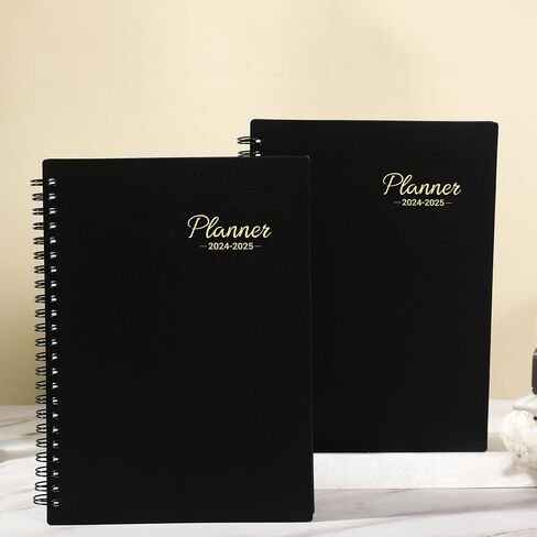 2024-2025 Academic Planner – Weekly ＆ Monthly Planner 2024-2025, Jul. 2024 – Jun. 2025, Calendar Planner, 6.4" x 8.5" with Flexible Cover, Tabs, Strong Twin-Wire Binding, Inner Pocket, 21 Notes Pages in Saudi Arabia
