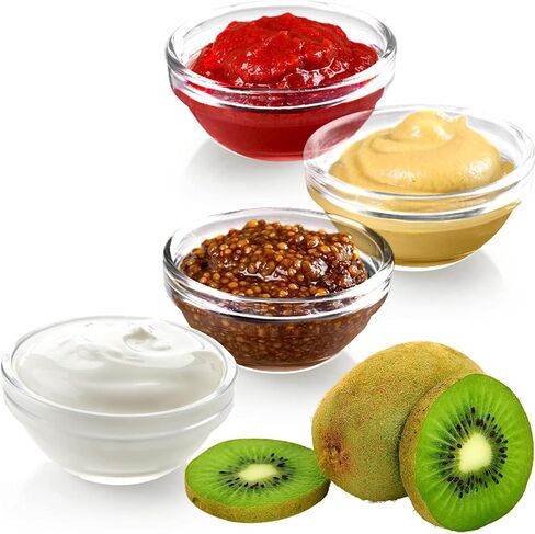 Mini Glass Bowl, 4 Ounce Capacity, (4 Pack) in Saudi Arabia