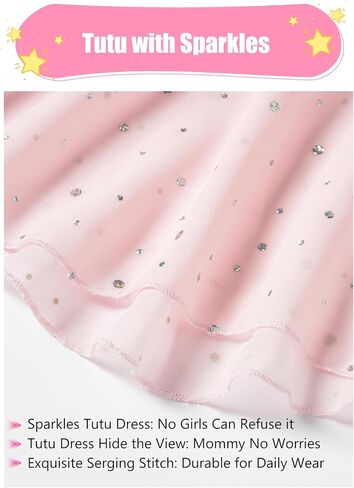 MERIABNY Ballet Leotards for Girls Ruffle Sleeves Dance Leotard With Detachable Skirt in Saudi Arabia