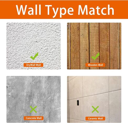 120 قطعة من خطافات الصور شديدة التحمل بوزن 30 رطل و50 رطل مع مجموعة أظافر، مجموعة أدوات تعليق الصور الاحترافية بحجمين على الحوائط الجافة مناسبة للصور والديكورات والساعات والملابس K-026-Box in Kuwait