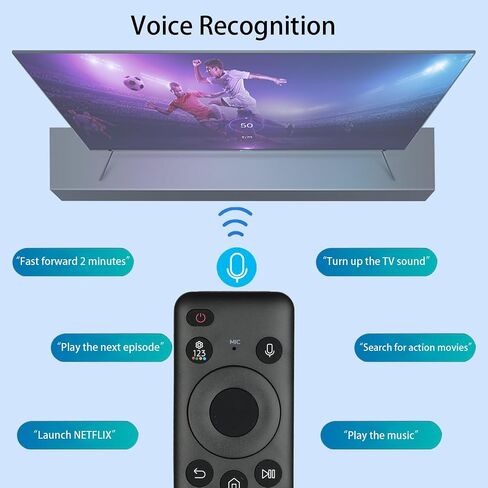 BN59-01432A Solar Voice Remote Control Compatible with Samsung Neo QLED 8K HDR Smart TVs 65QN800C 65QN900C 65QN900C 75QN900C Replacement Controller with Netflix PrimeVideo TvPlus Buttons in Saudi Arabia