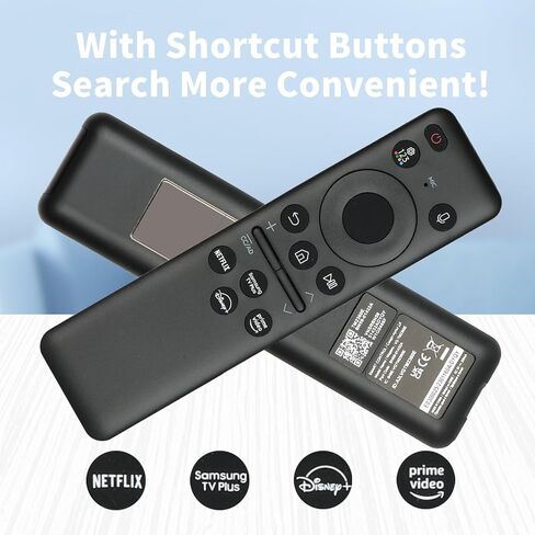 BN59-01432A Solar Voice Remote Control Compatible with Samsung Neo QLED 8K HDR Smart TVs 65QN800C 65QN900C 65QN900C 75QN900C Replacement Controller with Netflix PrimeVideo TvPlus Buttons in Saudi Arabia