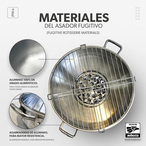 Asador para estufa mexicano fugitivo con disco Giratorio - موقد مكسيكي هارب مع قرص معدني دوار للشواية (كلاسيكي) in Saudi Arabia