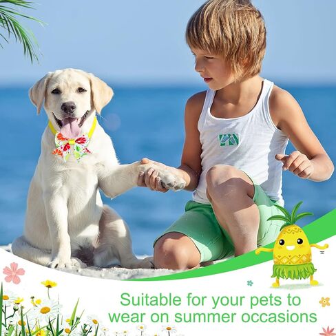 Sadnyy 120 جهاز كمبيوتر شخصى الربيع الكلب القوس العلاقات الياقات السائبة للكلاب لطيف الكلب الاستمالة الأقواس الصيف الحيوانات الأليفة التعادل مجموعة الكلب الملحقات قابل للتعديل القط العلاقات الرقبة أنماط هاواي للحيوانات الأليفة الكلب القط الاستمالة الملحقا in Kuwait