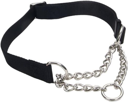 Coastal Pet - Check-Choke - Adjustable Check Training Collar for Dogs, Black, 3/4" x 14"-20" in Saudi Arabia