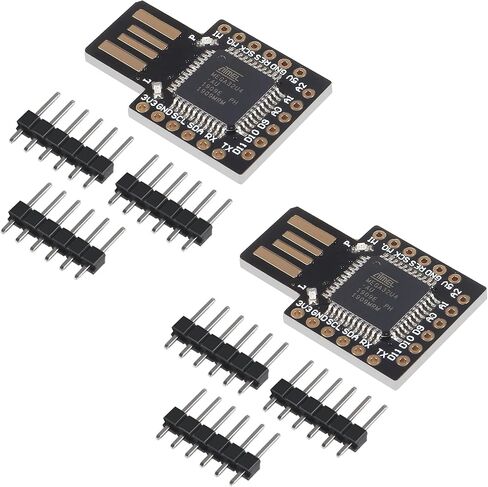 AITRIP 2PCS for Beetle Virtual Keyboard USB Pro Micro Atmega32U4-AU Module Mini Development Expansion Board for Arduino Leonardo R3 DC 5V I2C in Saudi Arabia