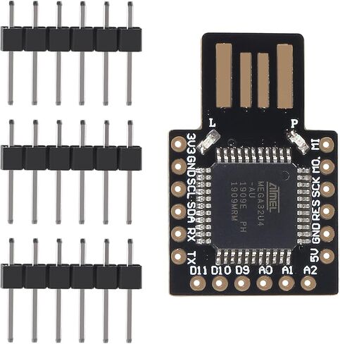 AITRIP 2PCS for Beetle Virtual Keyboard USB Pro Micro Atmega32U4-AU Module Mini Development Expansion Board for Arduino Leonardo R3 DC 5V I2C in Saudi Arabia