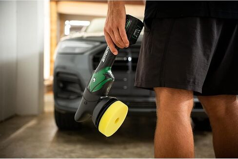 BATOCA S2 Cordless Car Buffer Polisher for Car Detailing with 1pc 5.0Ah Battery, Smart LCD Screen Display, 2000-4500 RPM Dual Action Polisher Kit for Removing Scratch in Saudi Arabia