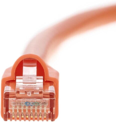 InstallerParts (10 حزم كابل إيثرنت CAT6A كابل UTP تمهيد 1 قدم - برتقالي - سلسلة احترافية - شبكة 10 جيجابت/ثانية/كابل إنترنت عالي السرعة، 550 ميجا هرتز in Kuwait
