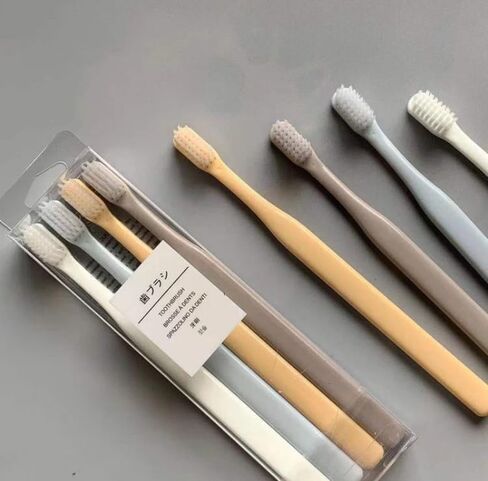 Elevate Your Oral Care with Exquisite Japanese Style Toothbrushes, Blue Orange Gray White in Saudi Arabia