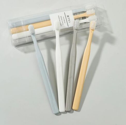 Elevate Your Oral Care with Exquisite Japanese Style Toothbrushes, Blue Orange Gray White in Saudi Arabia