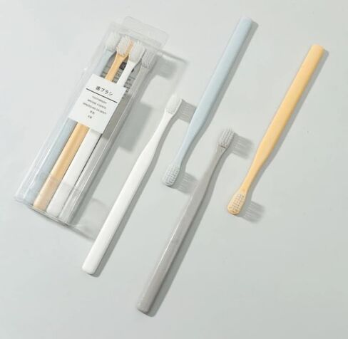 Elevate Your Oral Care with Exquisite Japanese Style Toothbrushes, Blue Orange Gray White in Saudi Arabia