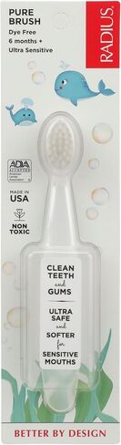 Radius Ultra Sensitive Pure Brush Baby Toothbrush, 1 EA in Saudi Arabia