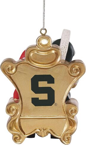 FOCO NCAA Unisex-Adult NCAA Team Holiday Tree Mascot On Santa's Lap Ornament in Saudi Arabia