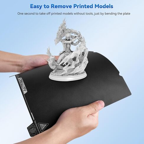 Creality Ender 3 V3 SE Build Plate, Flexible Spring Steel Bed Sheet Textured Build Surface Magnetic Base Compatible for Ender 3/Pro/V2/5/5 Pro/5 S1 235x235mm in Saudi Arabia