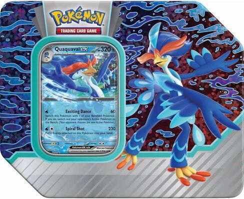 Pokemon TCG: Paldea Partners Quaquaval EX Tin in Saudi Arabia