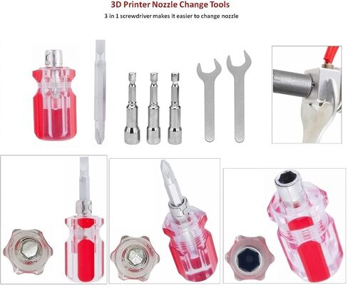 أداة استبدال فوهة الطابعة ثلاثية الأبعاد لـ MK8 MK10 UM2 E3D in Saudi Arabia