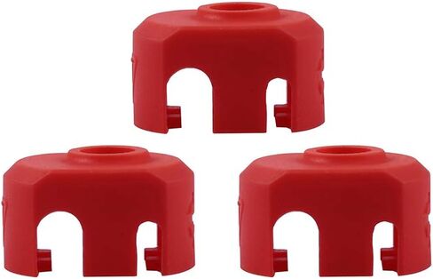 3 عبوات من أغطية السيليكون جورب من أجل Dragonfly HOTEND BMS وBMO Heater Block (أحمر) in Saudi Arabia