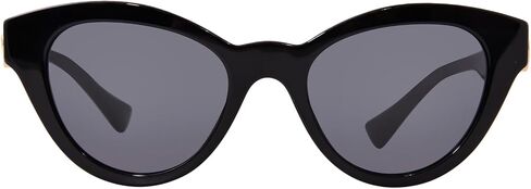 Versace Woman Sunglasses Black Frame, Dark Grey Lenses, 52MM in Saudi Arabia
