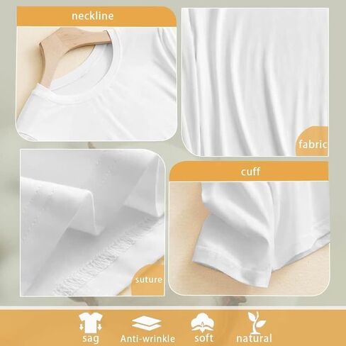 قمصان بأكمام طويلة للنساء، قمصان أساسية ورقبة دائرية، قمصان فائقة النعومة للفتيات المراهقات in Kuwait