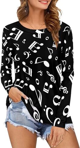 Long Sleeves Tee Shirts for Women T-Shirts Basics Round Neck Ultra Soft Shirts for Teens Girls in Saudi Arabia