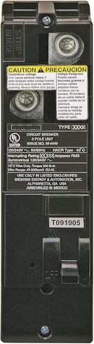 Siemens QS2225 QS Type 225-Amp Multi-Family Breaker، تصنيف 10 KAIC in Saudi Arabia