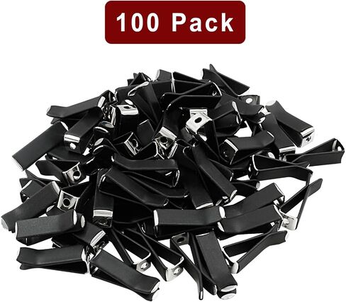 100 Pcs Car Air Vent Clips, Black Square Head Car Vent Clips Air Freshener Vent Clip, Metal Vent Clips for Office Home Car Air Conditioner Outlet in Saudi Arabia