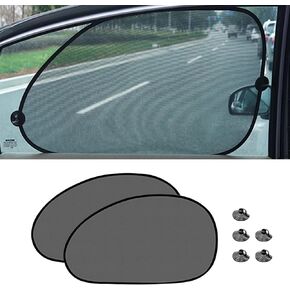 5Pcs Car Window Shade, Car Window Covers, Sunshades for Auto Side and Rear Windows with Suction Cup, Sun Glare and UV Rays Protection for Child, Universal Car Accessories for Most Cars (5PCS)