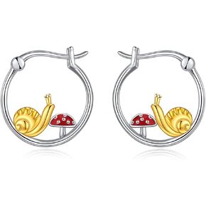 Sunflower/Dog Paw/Sunflower Horseshoe Earrings 925 Sterling Silver Huggie Hoop Earrings with Butterfly Hypoallergenic Sunflower Jewelry Gifts for Women