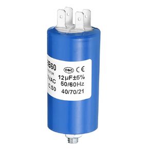 PATIKIL CBB60 16uf Running Capacitor,1Pcs AC 250V 4Pins 50/60Hz Cylinder Bottom with Screw 70 x 40mm for Washing Machine,Cleaning Machine Motor Star