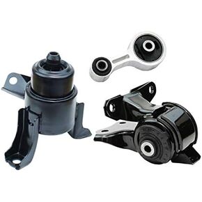 K2078 Fits 2003-2008 Mazda 6 i Sedan 2.3L AUTO Engine Motor Mount Set 3pcs : A6494, GJ6A-39-070, A6497