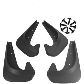 4PCS Universal Car Mud Flaps Splash Guards for Front or Rear Auto Accessories