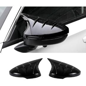 Car Accessories Fit For Honda 11th Gen Civic 2022 2023 Exterior Sport Door Side Rearview Mirror Guard Decoration Cover Trim (Black) ABS 2 PCS