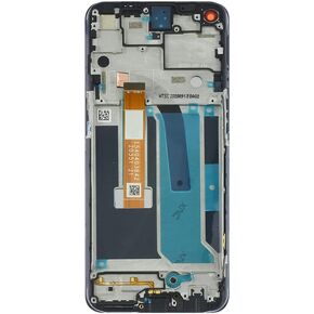 for OnePlus Nord N10 5G LCD Screen Replacement with Frame 1+ Nord N10 BE2028 BE2026 BE2025 BE2029 6.5 inches LCD Touch Screen Digitizer Assembly with Frame Black Replacement